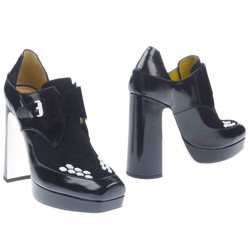 NIB $425 Pollini Italy booties. IT 38 US 7 amd IT 40 US 9